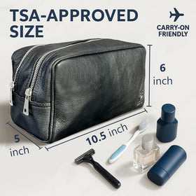 Rustic Town waterproof lining protects clothes from spills during travel.