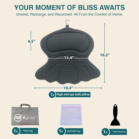 RYNEX Bath Pillow adds luxury to your bath.