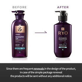 Ryo shampoo label highlights ginseng-based nourishment for scalp