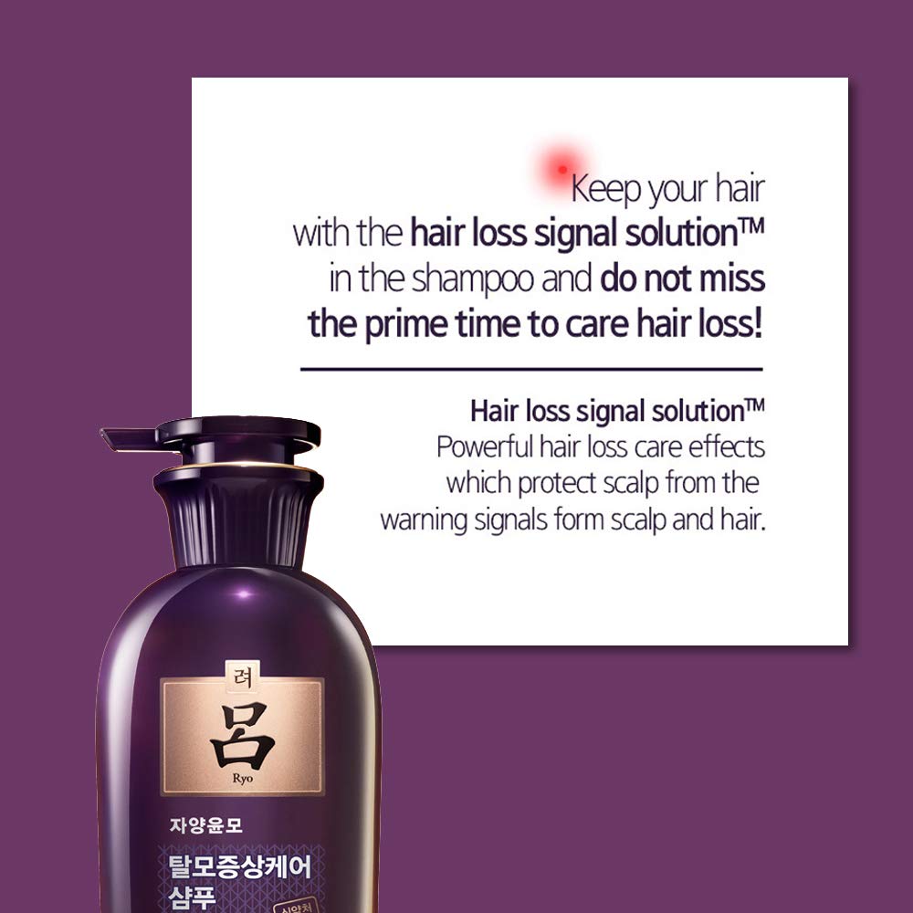 Ryo thinning hair illustration suggests strengthening benefits over time