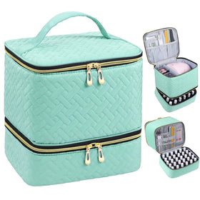 RZMAYIS nail-polish-organizer with lamp space for a tidy manicure setup.