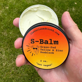 The Tallowed Truth S-Balm designed for daily outdoor use on exposed skin