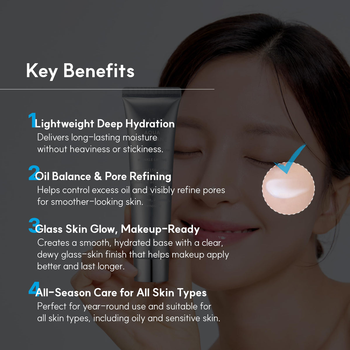 S.NATURE Aqua Oasis Toner 12ml bottle close-up for refreshing balance