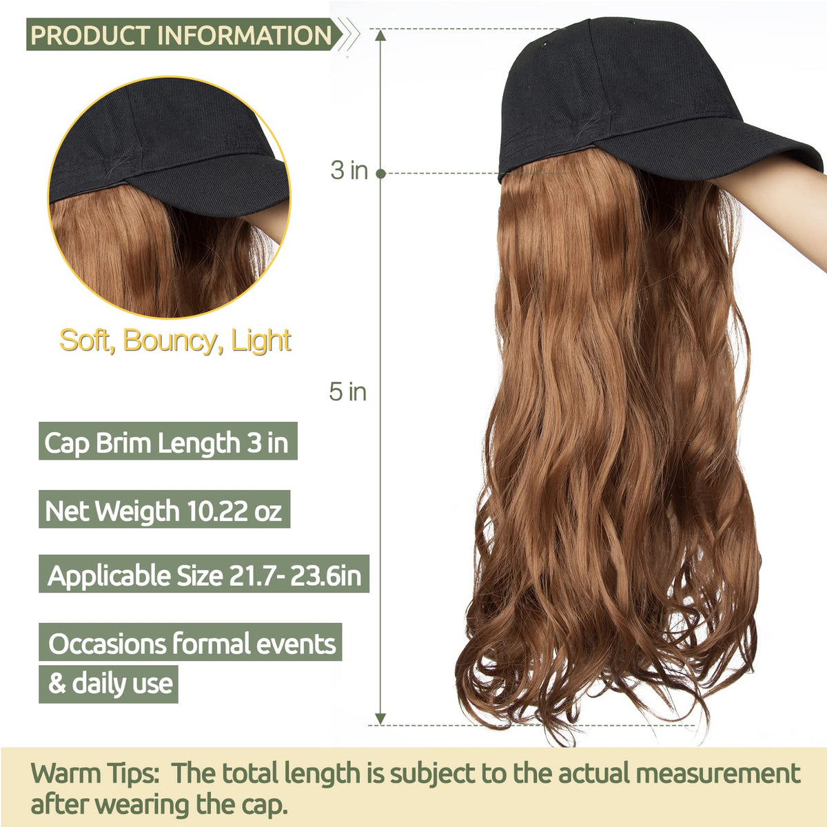 S-noilite adjustable Velcro cap offers secure, comfortable all-day wear.