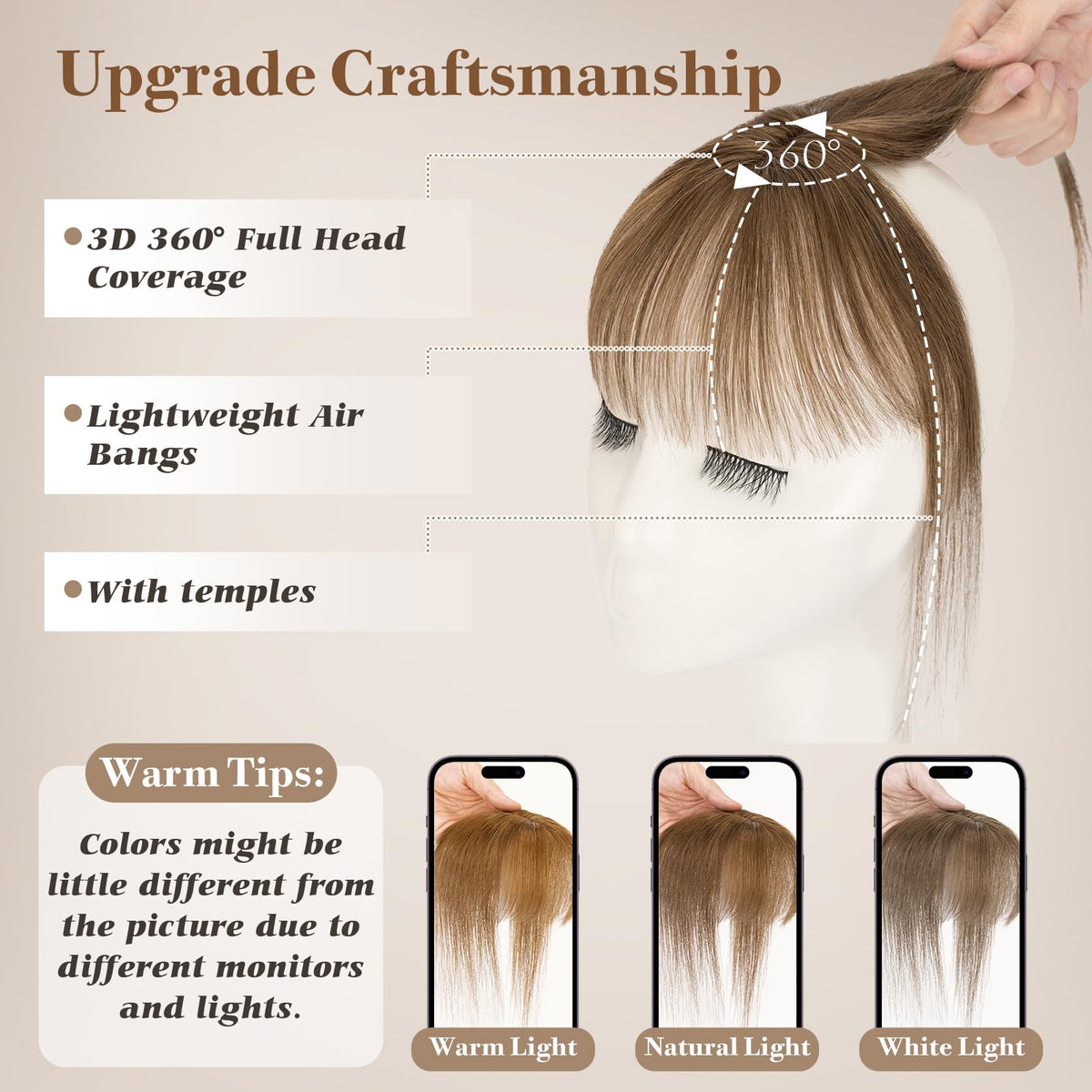S-noilite breathable base bangs stay cool and comfortable all day.