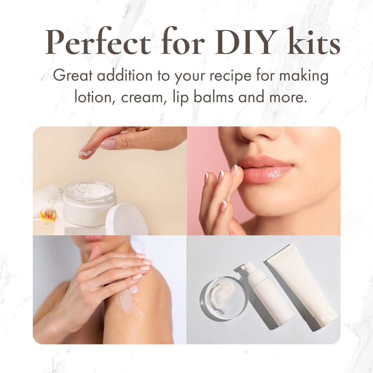 SaaQin Cocoa Butter lip balm preparation showing smooth application.