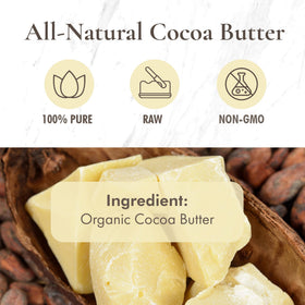 SaaQin Cocoa Butter resealable bag ready for storage and use.
