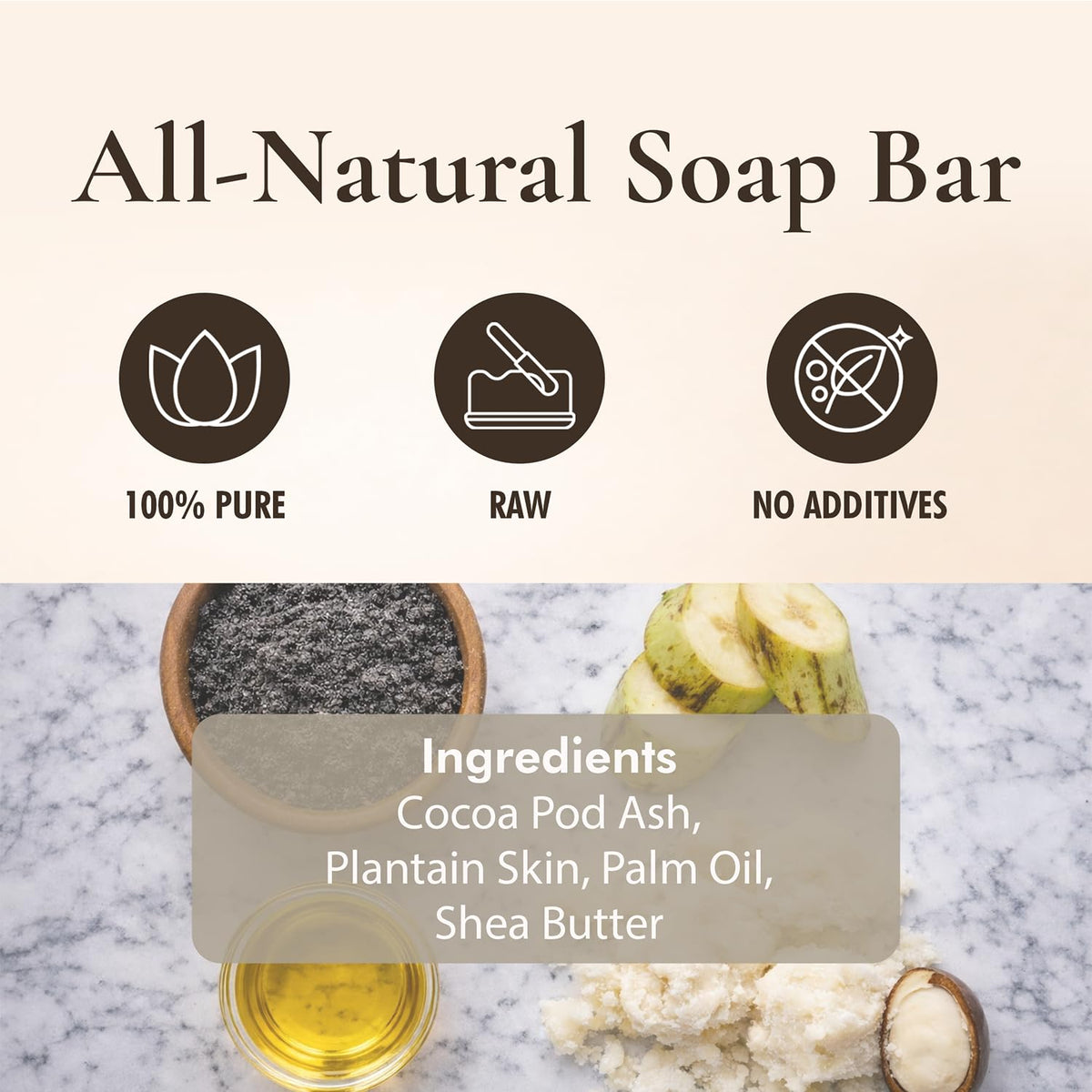 SAAQIN versatile black soap for hair and skin care in one bar