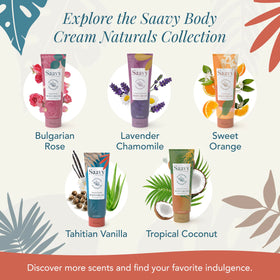 Saavy Naturals jar close-up shows premium plant-based formula for daily moisture.