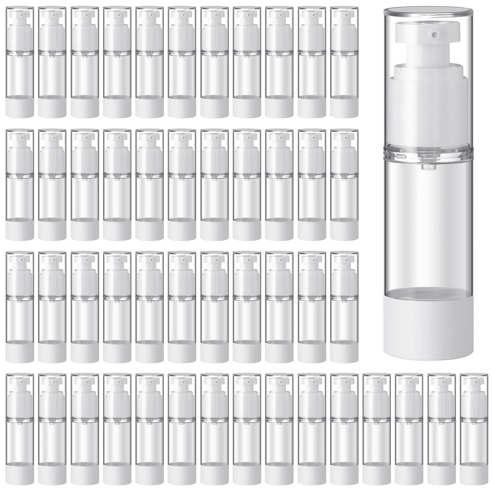 Sabary clear airless bottle 1oz shows compact travel-friendly design for cosmetics
