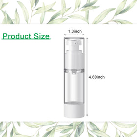 Sabary travel size pump bottle demonstrates precise dispensing without waste