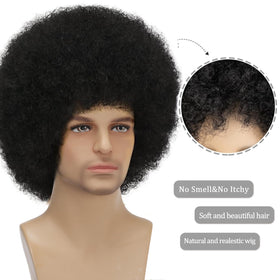 Sabosi Afro Wig on model for versatile styling.