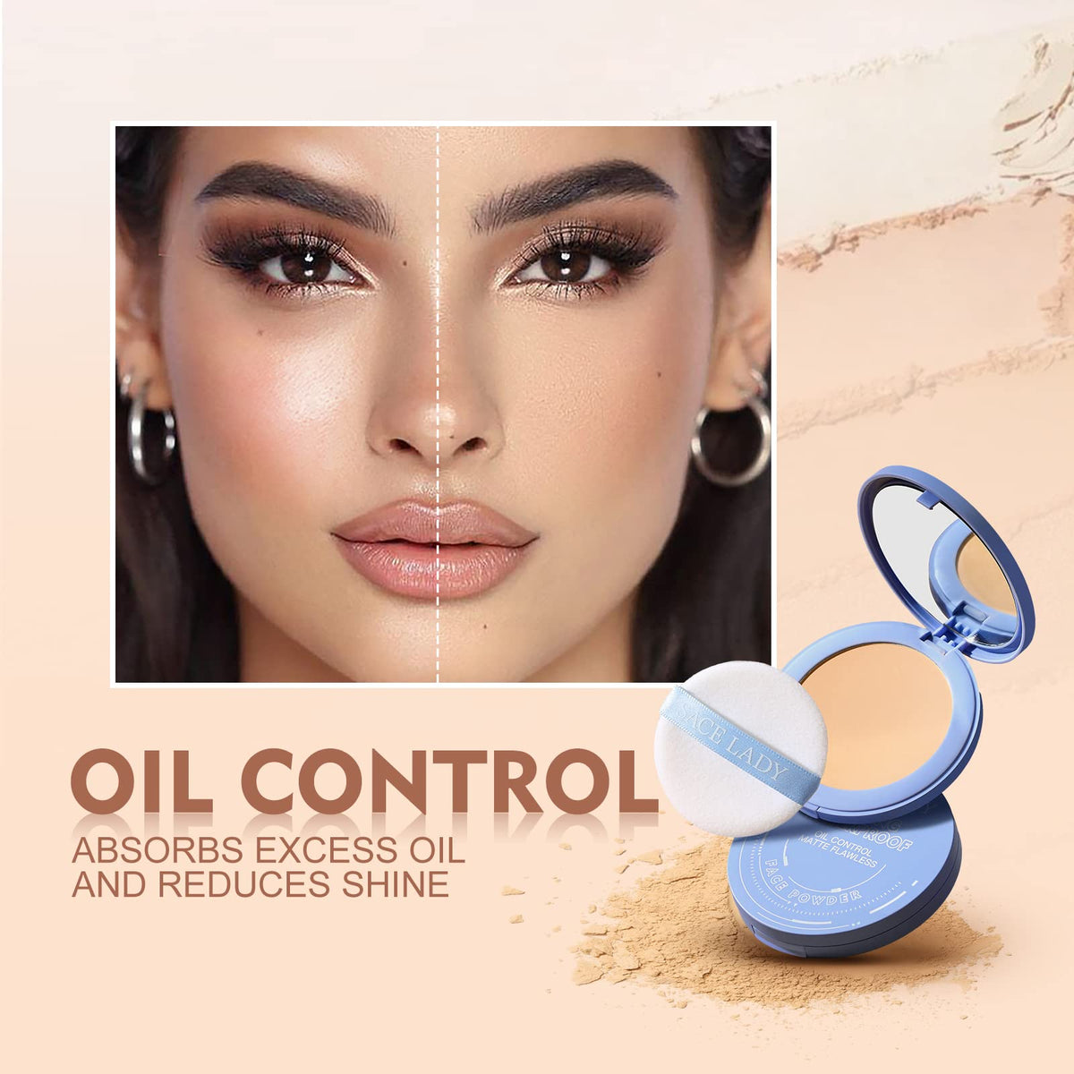 SACE LADY cruelty-free makeup powder for daily use.