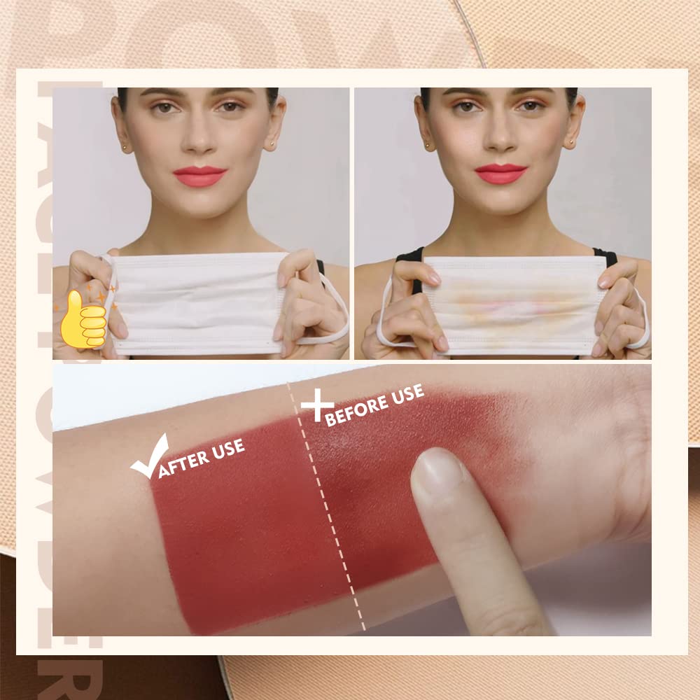 SACE LADY oil-control powder reduces shine for natural look.