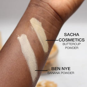 Sacha Buttercup Medium setting powder for medium-to-deep complexions.