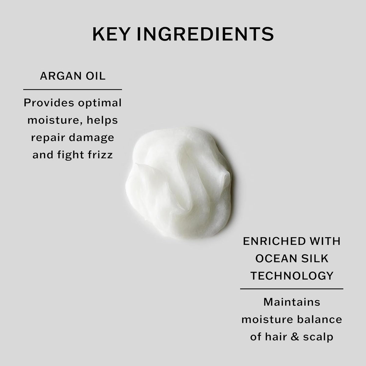 SACHAJUAN argan oil ingredient visual hints at frizz control benefits.