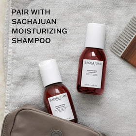Post-conditioner hair looks smoother and more manageable with SACHAJUAN.