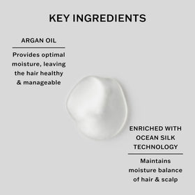 SACHAJUAN Moisturizing Shampoo foamy lather demonstrates gentle cleansing.