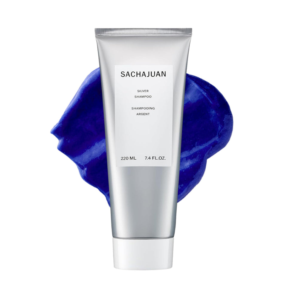 SACHAJUAN Silver Shampoo bottle pour for easy toning of blonde and gray hair