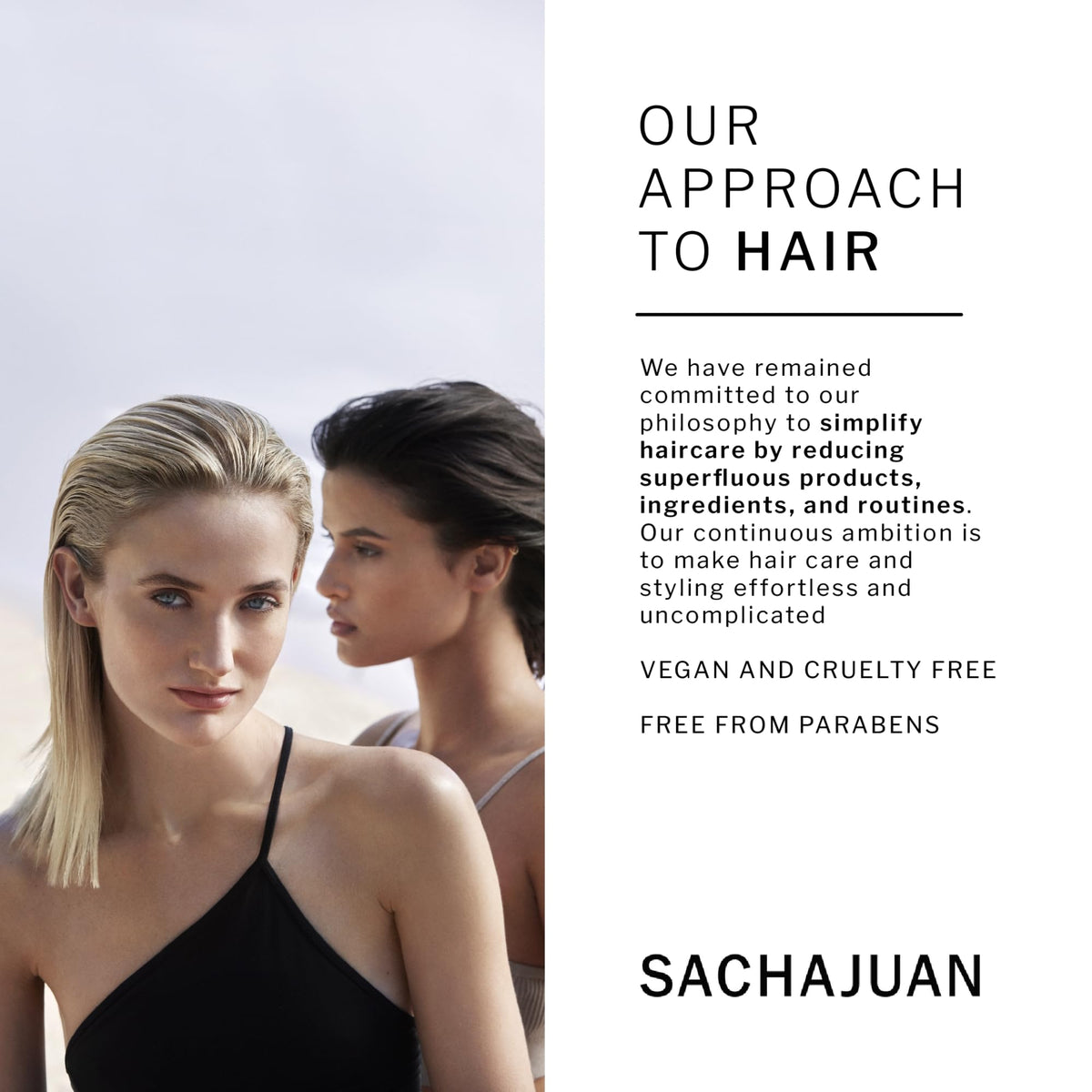 SACHAJUAN Styling Cream applied to damp hair ensures even distribution and better results.