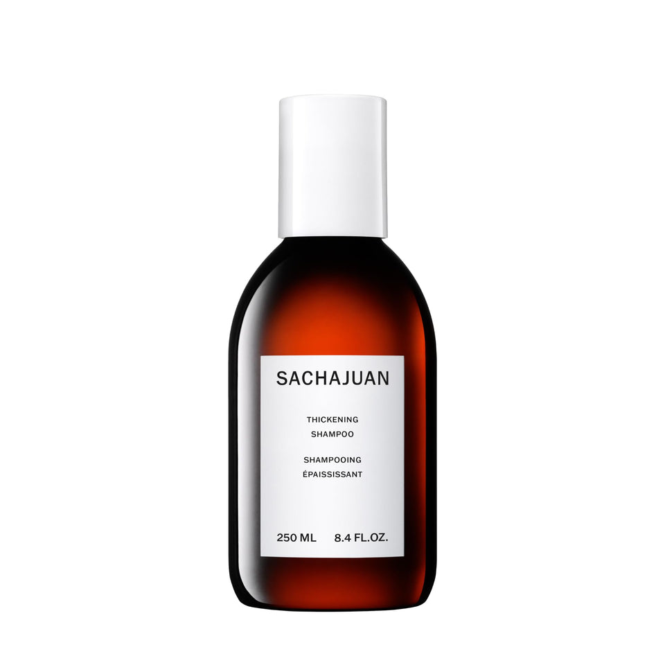 SACHAJUAN Thickening Shampoo delivers fuller volume from roots to ends for fine hair.