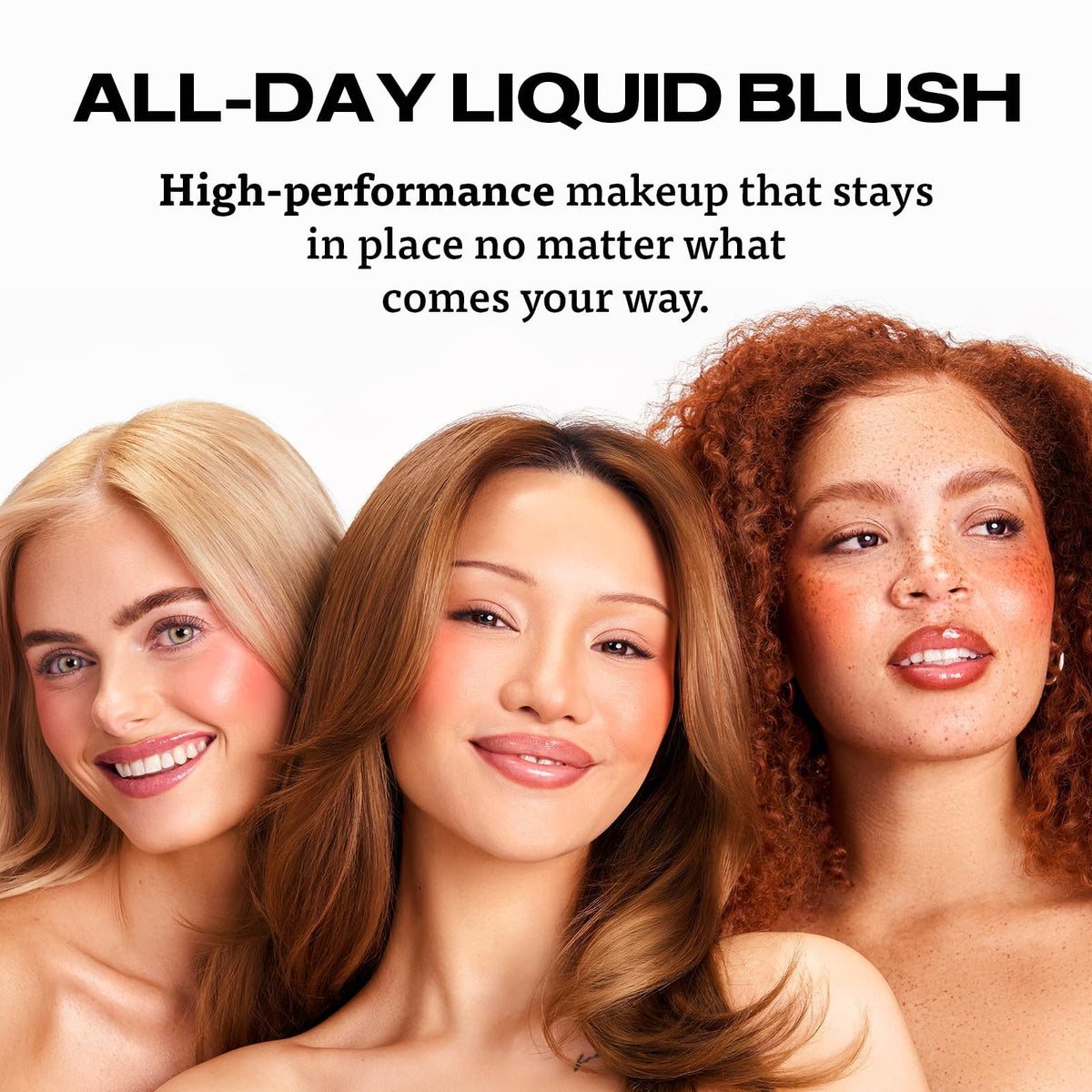 Sacheu Cheek STAY-N with Polyglutamic Acid hydrates while adding color