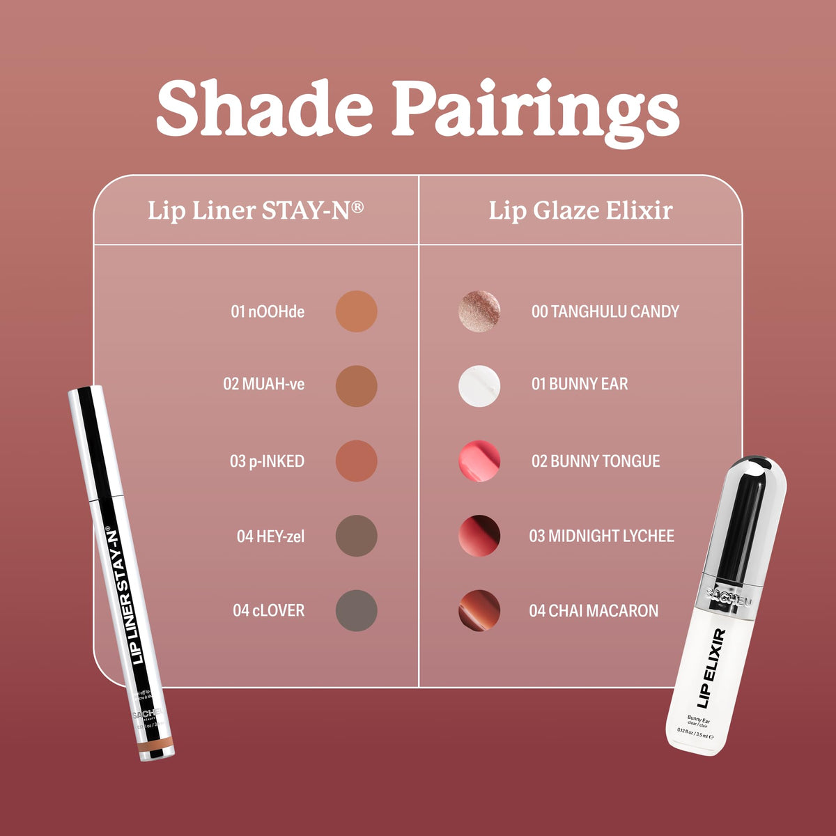 Sacheu Lip Elixir Nourishing Lip Glaze clear gloss for versatile layering