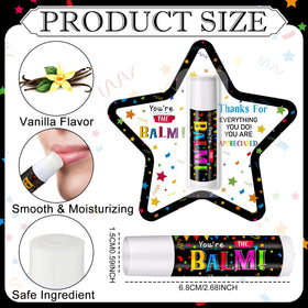Sacubee vanilla lip balm tube, compact and portable for on-the-go use.
