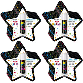 Sacubee 15-pack vanilla lip balms, individually wrapped for easy gifting.