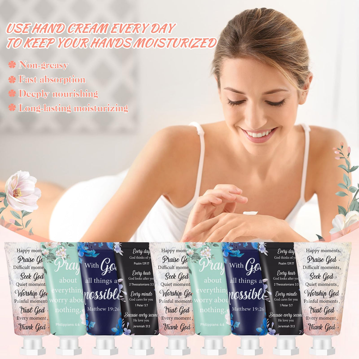 Sacubee cherry blossom fragrance hand cream softens hands