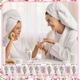 Sacubee hand cream at a church event gift display