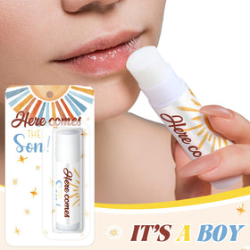 Sacubee lip balm for gender reveal parties, fun prize or favor