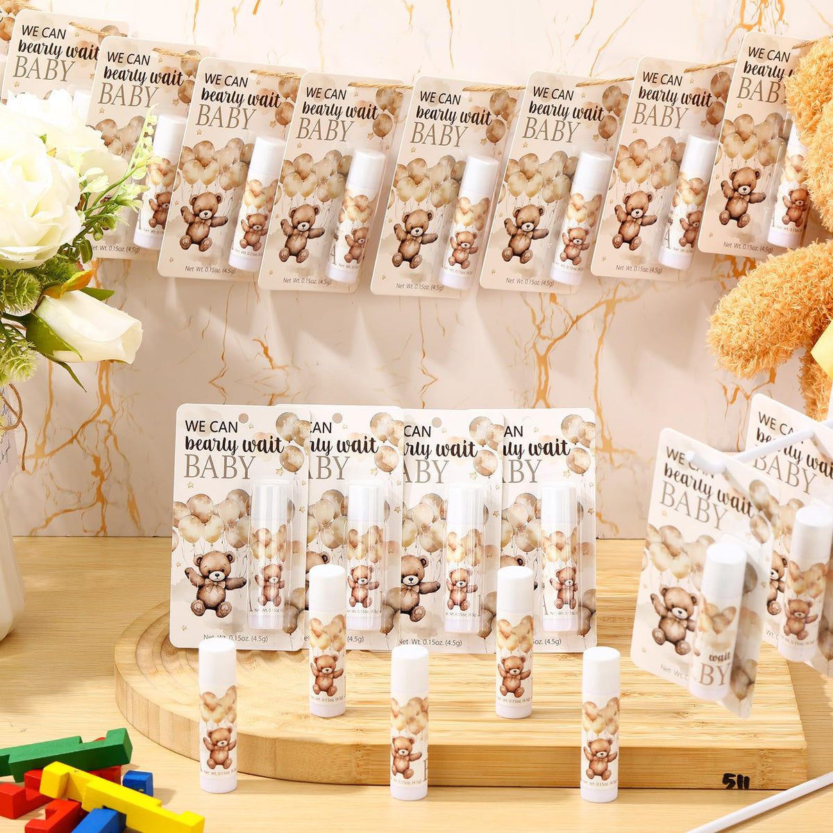Sacubee honey flavor lip balm ready for guests as gifts.