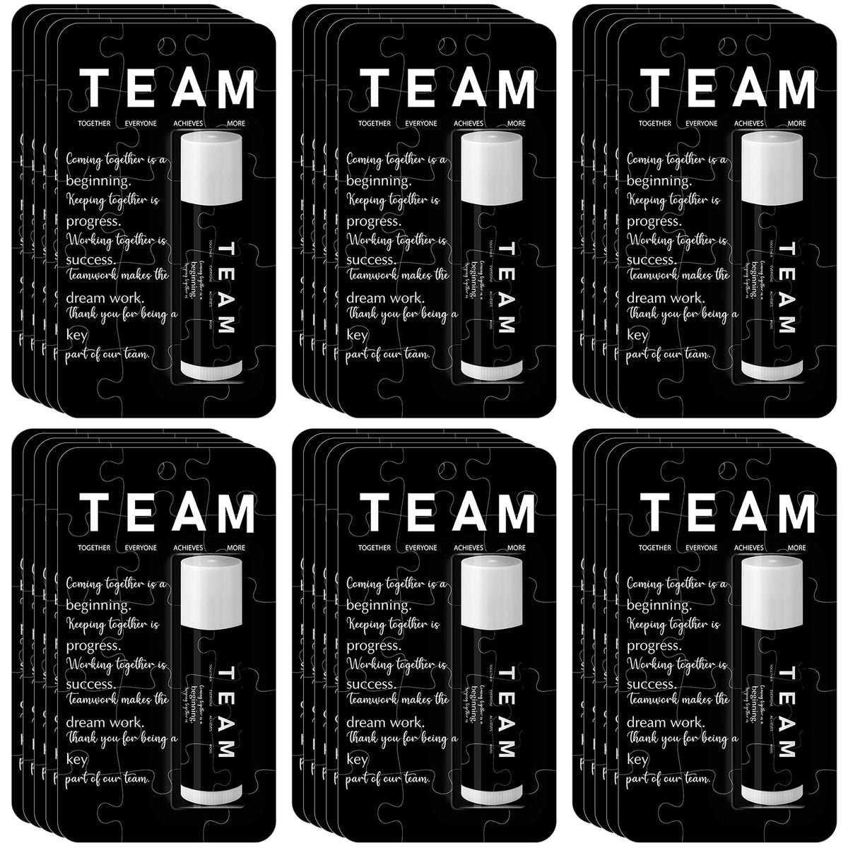 Sacubee lip balm 30-pack gift set in black packaging