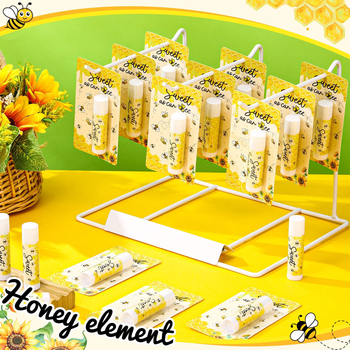 Light yellow shell adds a cheerful festival-friendly look