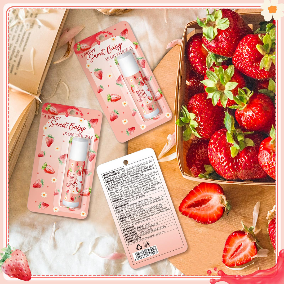 Sacubee lip balm packaging ready for gifting