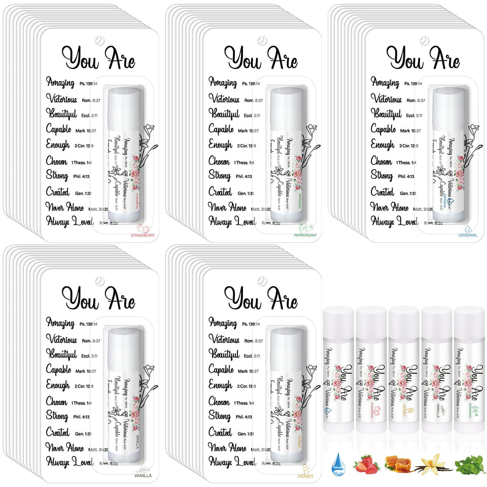 Sacubee lip balms bulk with assorted flavors for gifting at events