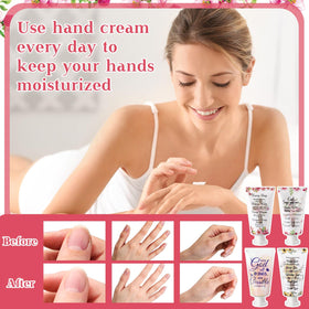 Sacubee rose fragrance hand cream for soft hands.