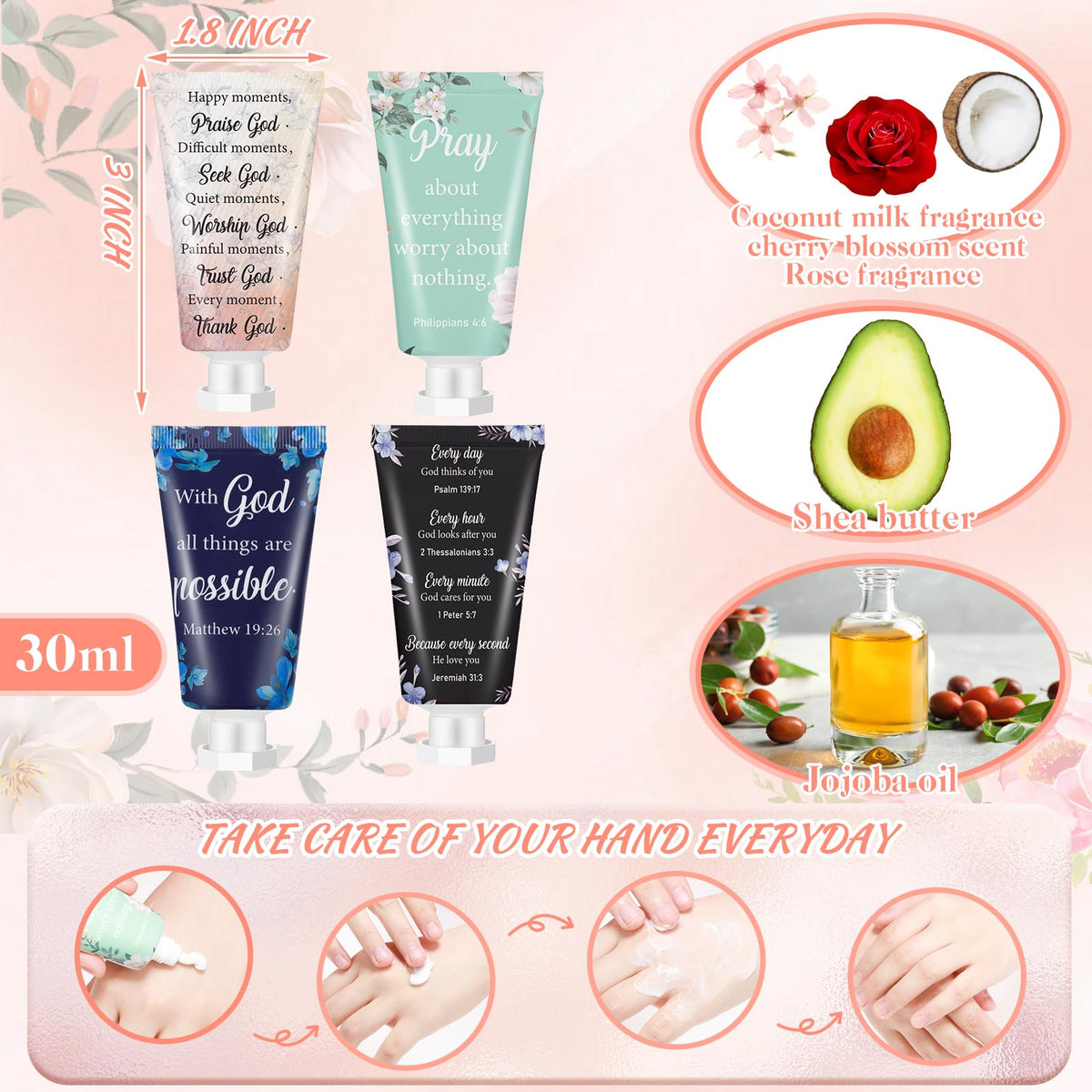 Sacubee travel-size hand lotion for on-the-go use.