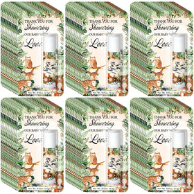 Sacubee woodland lip balm 30-pack prizes for baby showers