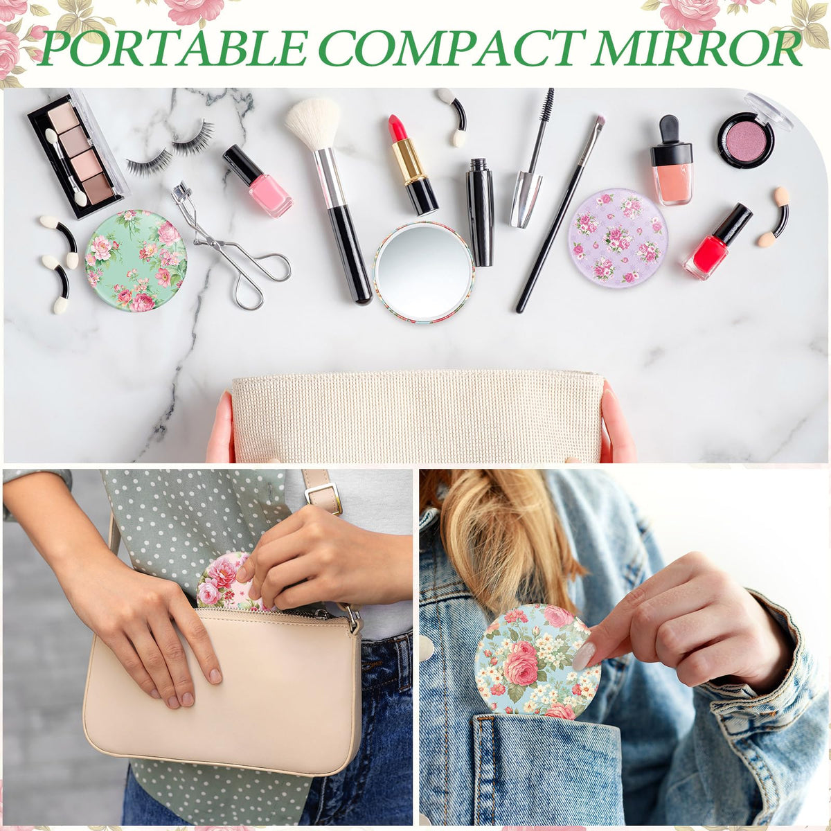 Sadnyy retro floral design collection adds elegance to accessories.