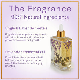 SAFA Lavender Oil applied to skin for quick-absorbing hydration