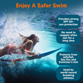 Safe Sea biodegradable sunscreen pack highlighting eco-friendly daily use
