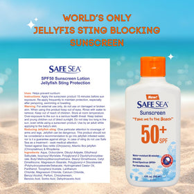Safe Sea jellyfish sting protection in action for worry-free swimming