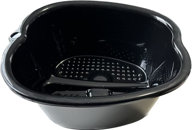 SafeSoak Dr. Matt's Foot Soak Basin side view shows compact, portable design for travel
