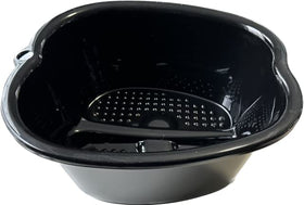 SafeSoak Dr. Matt's Foot Soak Basin side view shows compact, portable design for travel