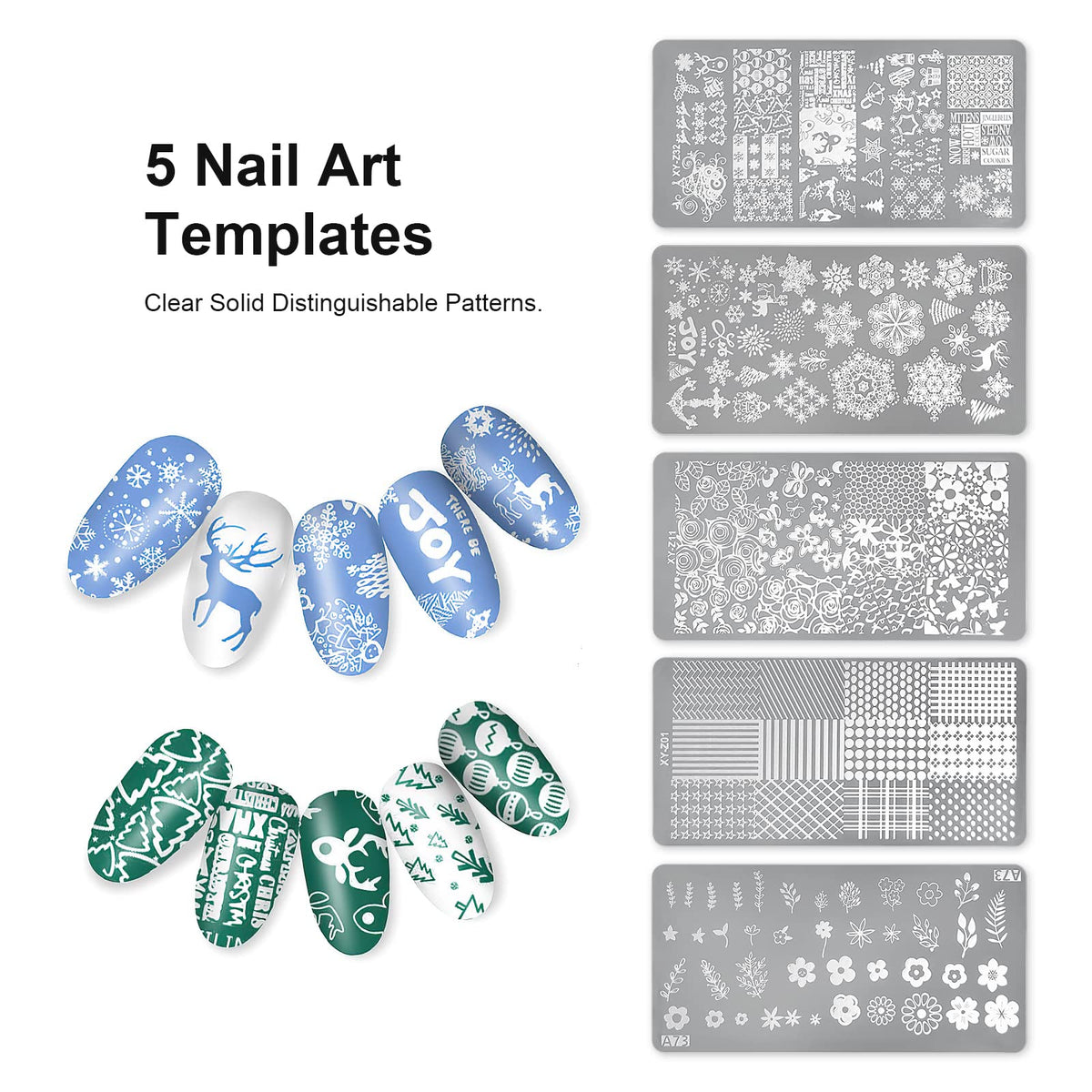SAGEBIO nail stamper makes DIY stamping quick and simple.