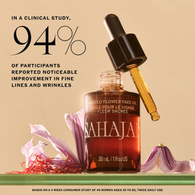 Sahajan Bakuchiol oil dropper highlights gentle renewal for fine lines.