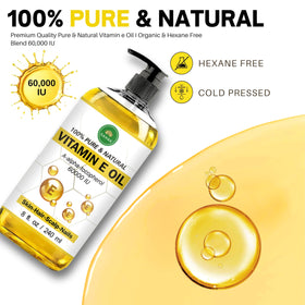 SAHAK Vitamin E Oil with dropper enables precise application