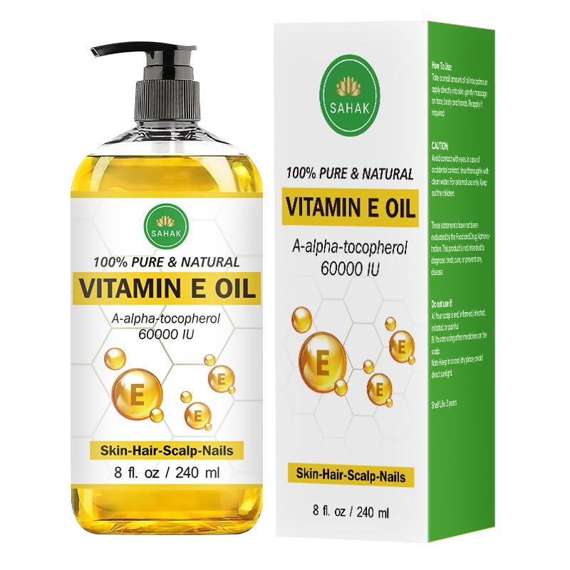 SAHAK Vitamin E Oil bulk 60000 IU lasts longer